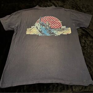 Mens Large Vintage 80s OP Ocean Pacific Surfing Sunset Tshirt